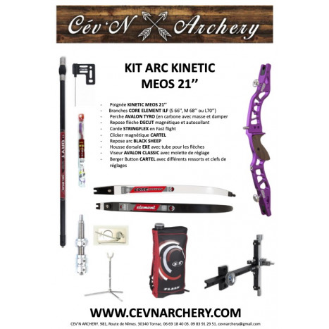 KIT ARC KINETIC MEOS 21"  270€