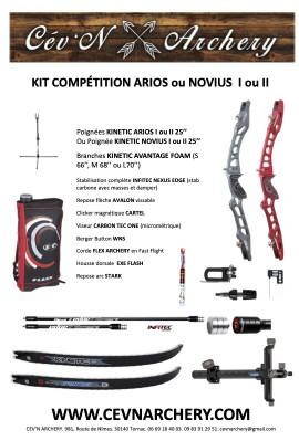 KIT ARC COMPÉTITION KINETIC ARIOS NOVIUS