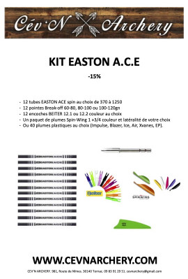 KIT FLÈCHES EASTON ACE