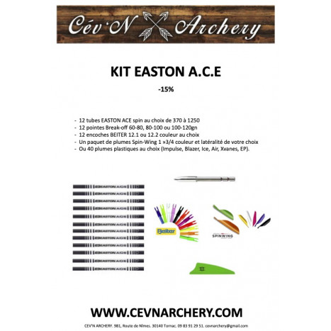 KIT FLÈCHES EASTON ACE